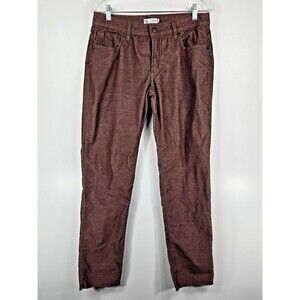 Carve Designs Women's Size 6 Brown Corduroy Organic Cotton Pants